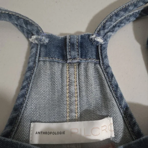 Pilcro Anthropologie Everyday Soft Denim Short Jumpsuit Size 32 - Picture 12 of 15